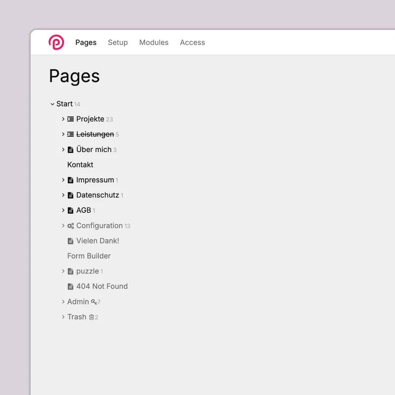 Website-Entwicklung mit ProcessWire